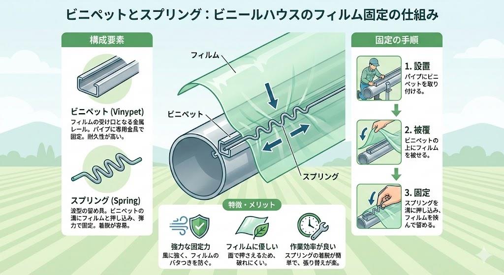 ビニペットとスプリング