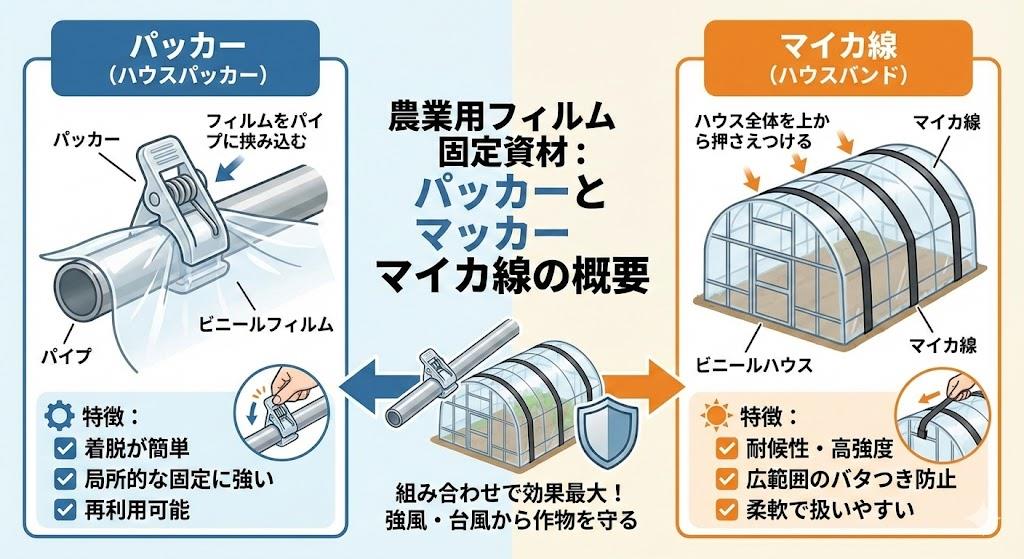 パッカーとマイカ線