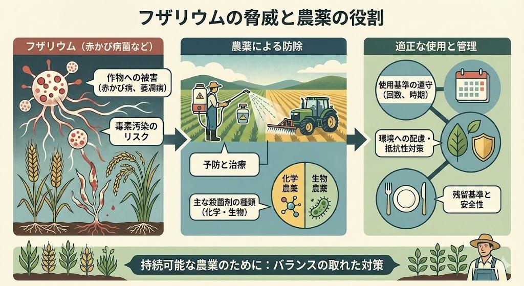 フザリウムと農薬