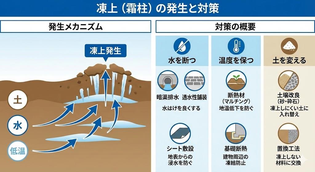 凍上（霜柱）対策