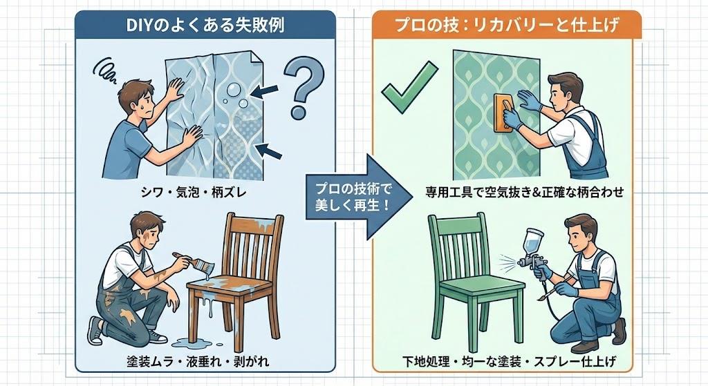 自作で陥る失敗例とプロが実践するリカバリー