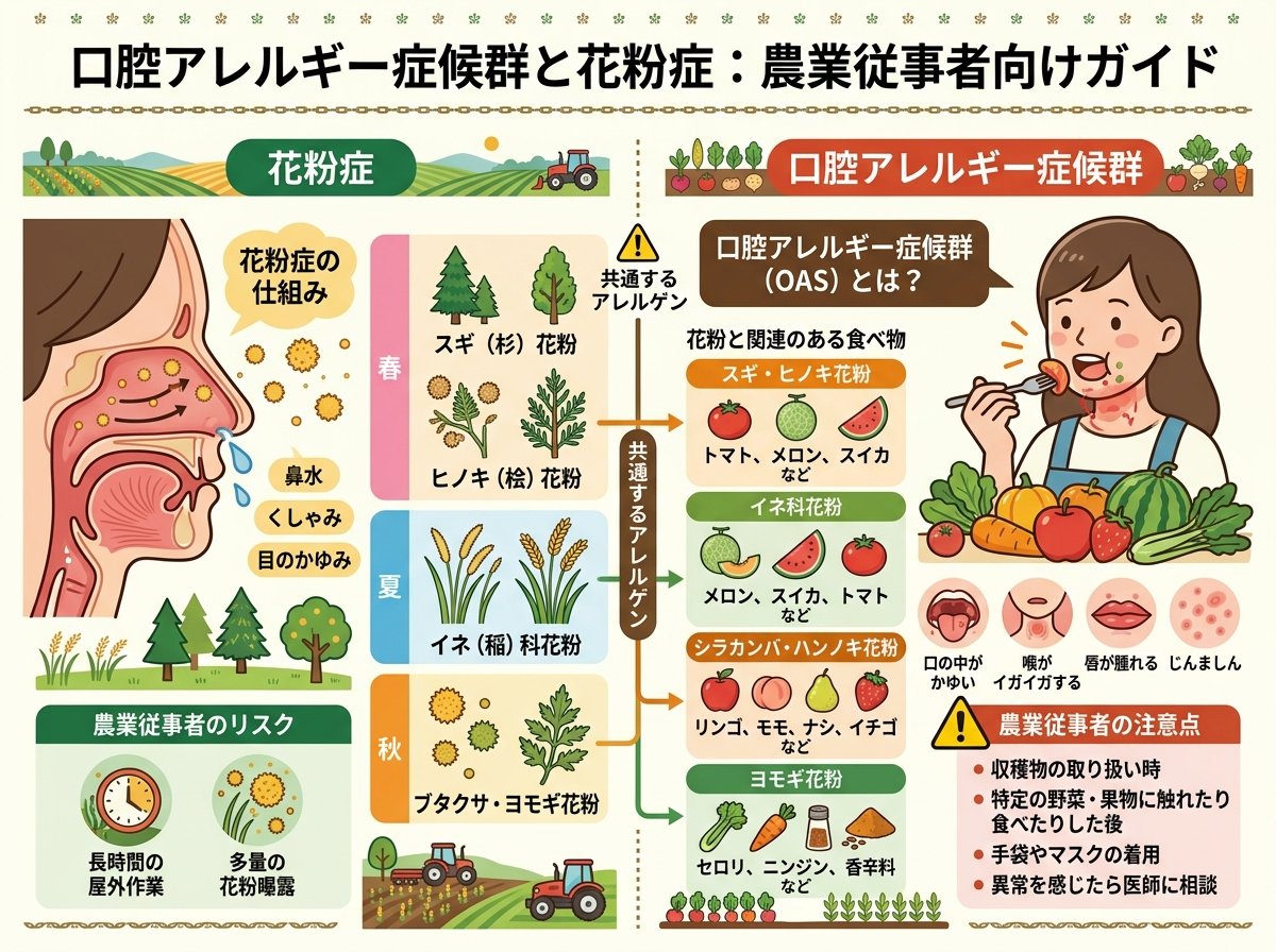 口腔アレルギー症候群と花粉症