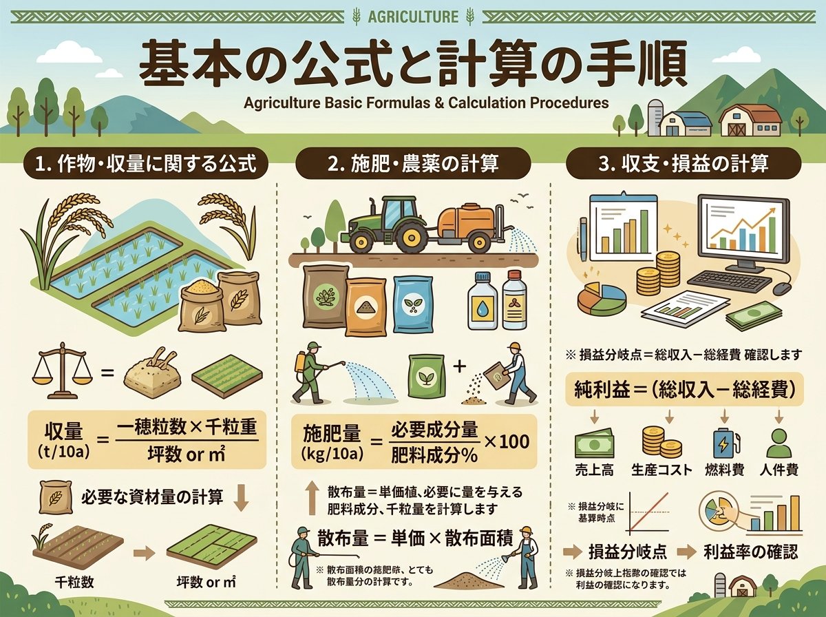 基本の公式と計算の手順