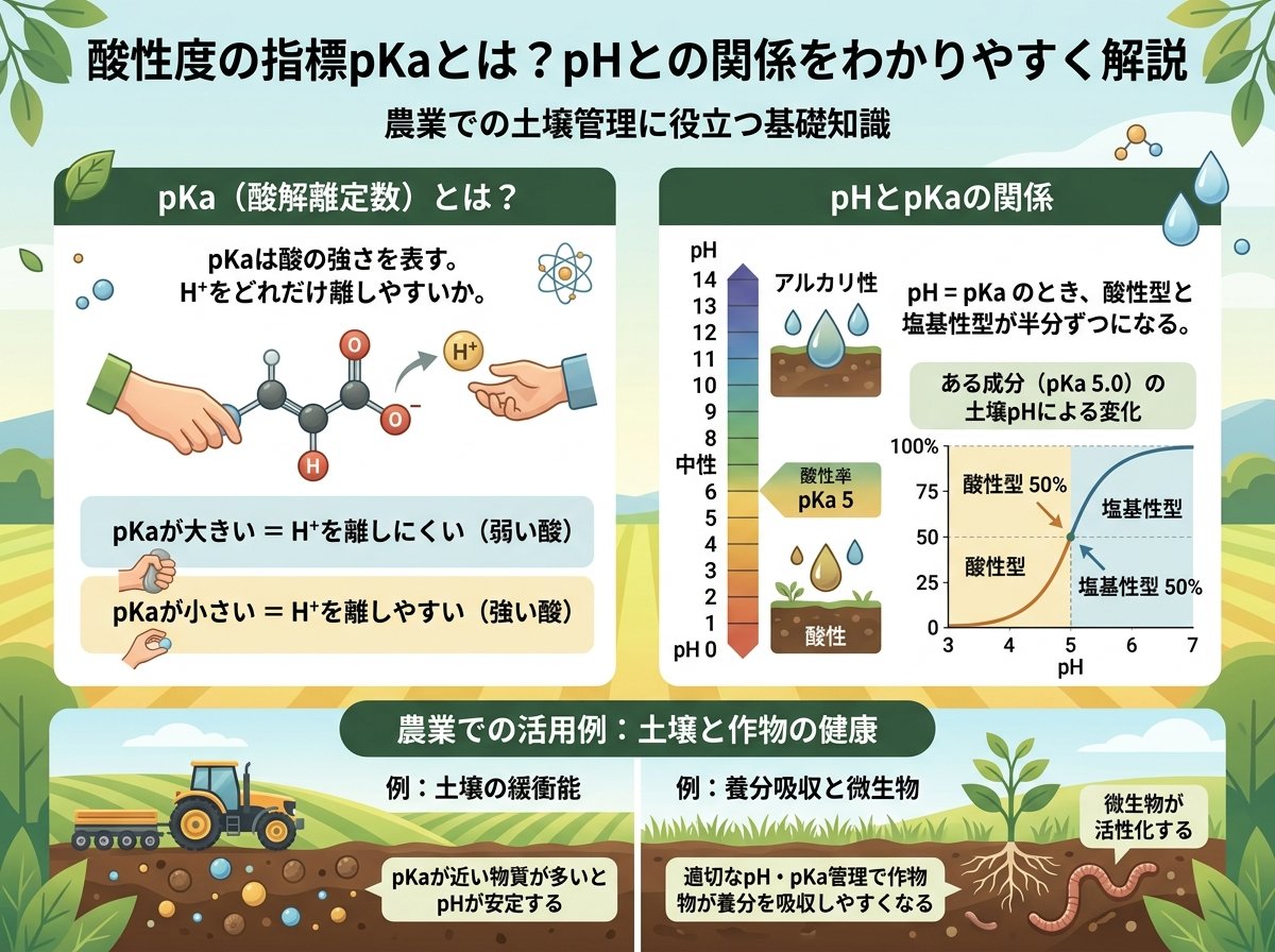 酸性度の指標pKaとは?pHとの関係をわかりやすく解説